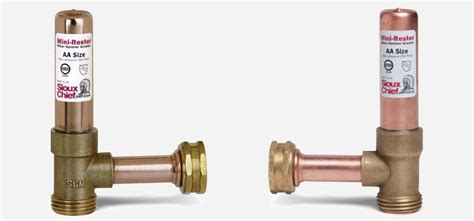 The hammering pipe is the one on the left. How to Stop Water Hammer - Consumer Reports