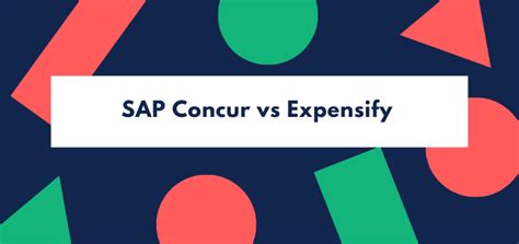 Maybe you would like to learn more about one of these? SAP Concur Vs Expensify: Head-to-Head Comparison (2021)