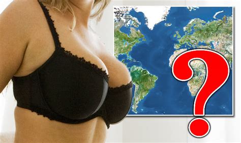 Big breast milf romantic love making. Breast cup size map: Can you guess which country has ...