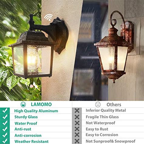 Solve problems with your motion detector ✓ can led lights be operated on motion sensors? Dusk to Dawn Sensor Outdoor Wall Lights, Lamomo Wall ...