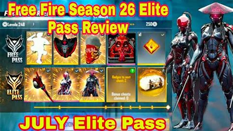 The season 38 pass was released. Fre Fire 26 Elite pass full reviews | Free fire 100% real ...