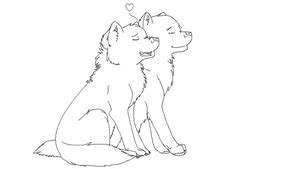 High quality couples inspired art prints by independent artists and designers from around the world. Free Wolf Couples Lineart by LuvlyMystery on DeviantArt