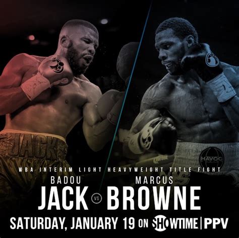 175 lbs beat 175 lbs by ud in round 12 of 12. Badou Jack möter Marcus Browne - co-main event till Adrien ...