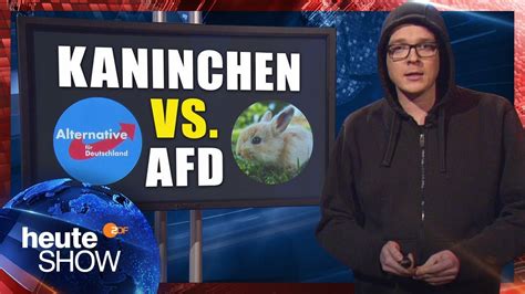 Im parlament macht er selbst keine politische. Nico Semsrott vergleicht sein Kaninchen mit der AfD ...
