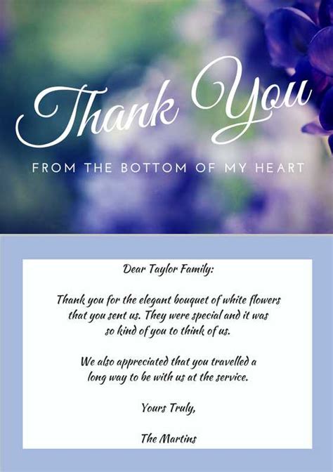 Funeral thank you note wording examples for coming, flowers, food, donations, coworkers, the funeral director, pallbearers, the organist or let me create a custom sympathy thank you card for you. Thank Funeral Flowers Coworkers | merrychristmaswishes.info