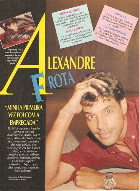 Conta oficial do deputado federal alexandre frota. revista amiga & novelas: ALEXANDRE FROTA