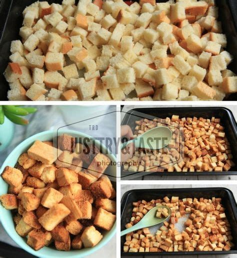 8 roti tawar goreng isi sosis. Resep Crouton - Si Kriuk Gurih dari Roti Tawar | Food drink, Food, Easy meals