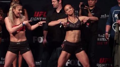 Headlining once again, waterson faces angela hill on saturday, september 12. Paige VanZant, Michelle Waterson turned their UFC weigh-in ...