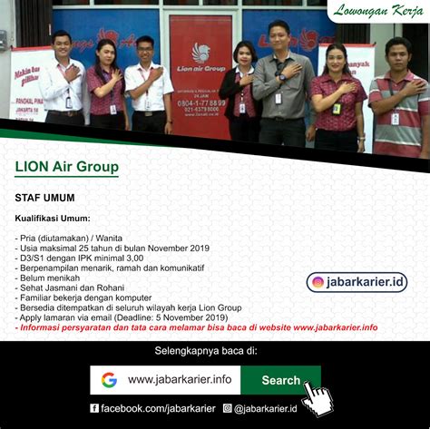 Sistem kerja cv obs grop indonesia ngawi adapun dibawah. Lowongan Kerja Lion Air Group Oktober 2019 | Lowongan Kerja Terbaru Tahun 2020 | Informasi ...