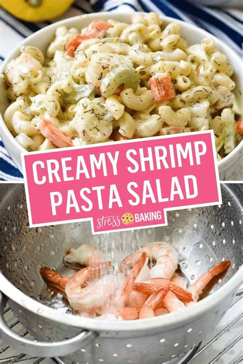 Cook for 3 to 4 min, turning frequently until shrimp are opaque and asparagus is tender. This shrimp pasta salad is creamy and refreshing, with ...