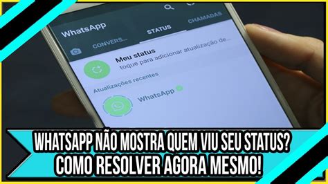 Everyone likes to put whatsapp status video on their whatsapp status, so for you today we have shared a very nice 30 seconds whatsapp status video with. WHATSAPP não mostra quem viu seu STATUS? Como resolver ...