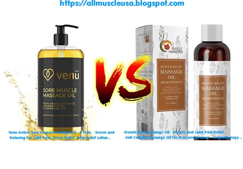 Essential oils for the bath or shower: Venu Arnica Sore Muscle Massage Oil 8 fl oz. Warm and VS ...