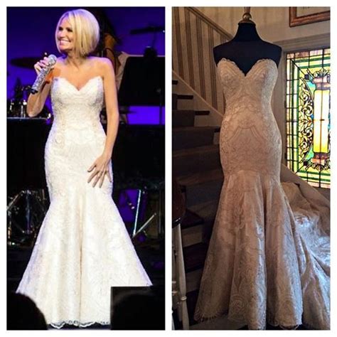 She named the dog thunder. This Matthew Christopher gown looks gorgeous on Kristen ...