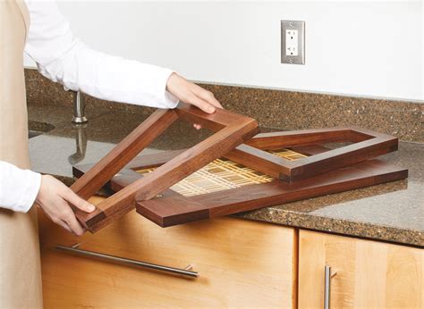 The tray measures 16.5w x 18.5l x 3h, the. Lattice Panel Serving Tray | Woodworking Project ...