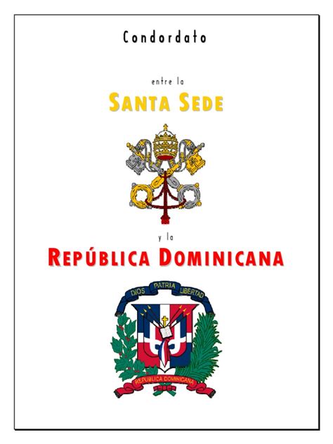 Tratados del vaticano y el estado por hugo guevara | 1. Concordato Vaticano República Dominicana | Santa Sede ...