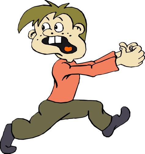 boy running scared - /cartoon/people/kids/boy_cartoons ...