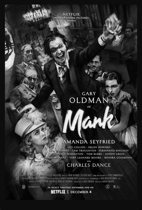 An alternative poster for mank (2020). The Movie Waffler