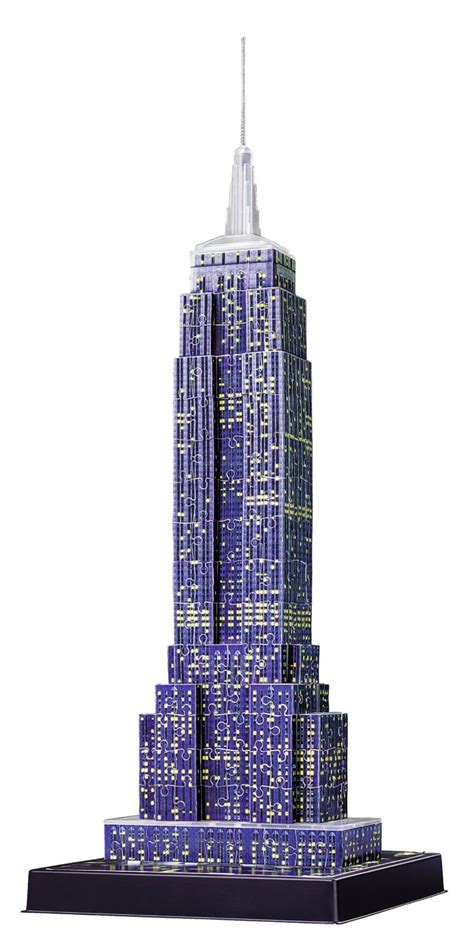 World´s great architecture 3d puzzle cubicfun articulo no: Ravensburger 3d empire state building night 216 pièces 8 ans