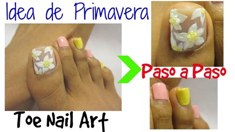 Las uñas decoradas con flores son una de las tendencias en decoración de uñas que no pasa de moda y es que combina muy bien con varios tipos de fíjate como ese color rojo hace que resalte la decoración de flores blancas. Uñas de los pies Decoradas Flores blancas/Spring design ...