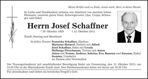 Dezember 1917 in glarus als sohn des kaufmanns rudolf heer geboren. Traueranzeige (701106) - Familienanzeigen / Todesanzeigen ...