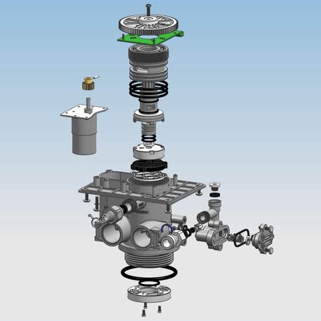 Why is the softpro water softener better than a fleck water softener.the softpro® elite basic design is a full 1. ASS2-LED 2 ton Automatic softener valve of Downflow ...