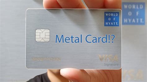 4 bonus points per $1 you spend with your card; New World of Hyatt Credit Card is Metal?! - YouTube