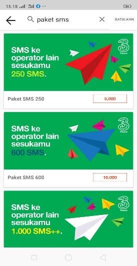 Kenyang download!!!wah, bisa dibilang 3 atau three adalah pemicu internet murah di indonesia. Paket SMS Kartu 3 (Tri) ke All Operator + Cara Daftar