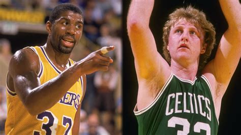 Magic johnson, one of the greatest players in national basketball association history who led the los angeles lakers to five championships. Larry Bird, Magic Johnson Team Up For World Series Game 5 ...