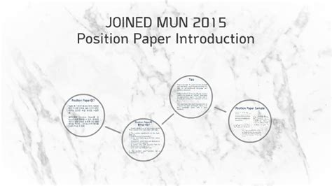 Also referred to as a policy paper, a mun position paper is essentially a strategic document that provides an overview of a delegate country's position. Position Paper Introduction - JOINED MUN 2015 by 찬혁 강 on Prezi