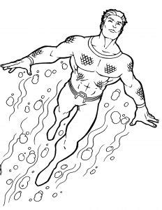 Aquaman coloring pages for kids you can print and color. Aquaman - Free printable Coloring pages for kids