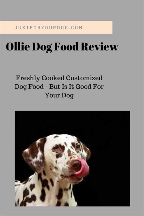 Our detailed review of ollie dog food will help you see if their services and products meet the stringiest dog food stores' quality, reliability, affordability, and credibility standards. Ollie Dog Food Review-Freshly Cooked Customized Dog Food ...