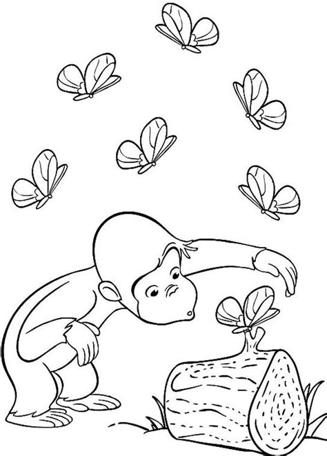 More cartoon characters coloring pages. Cute Curious George Coloring Pages Printable | DriveColor