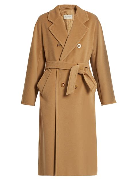 Marc new york womens paige plus pressed boucle wool coat plus size 14w dark teal. Max Mara Wool Madame 101801 Coat in Camel (Blue) - Lyst