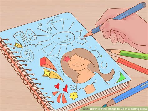These easy doodle ideas for beginners are the perfect way to decorate your bullet journal or even use for notes in class. How to Find Things to Do in a Boring Class (with Pictures)