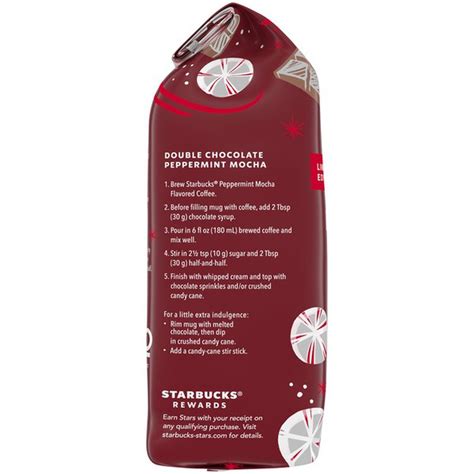 Related products from starbucks grocery: Starbucks Peppermint Mocha Flavored Ground Coffee (11 oz ...