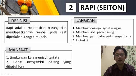 Meningkatkan kinerja kesehatan & keselamatan kerja di tempat kerja. BUDAYA 5R DI TEMPAT KERJA(hiperkes dan keselamatan kerja ...