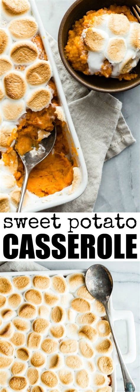 Any of these recipes or products should be incorporated into a program of balanced, nutritious meal and snacks for your family. Sweet Potato Casserole with Marshmallows is delicious without being too sweet or too soggy. Add ...
