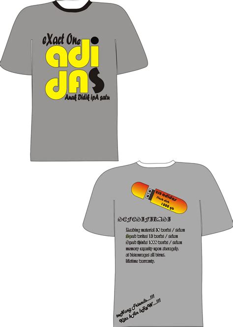 Hasil desain kemeja via designgrafisagus.blogspot.com. Desain baju kelas xi Ipa 1 ~ SYAEFUL MALIK.N3T