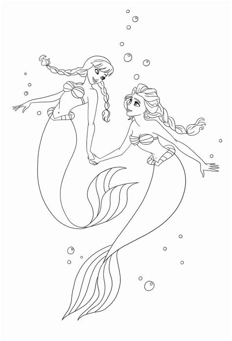 I'm still getting used to my new tablet because it's a lot smaller than the one i initially learned with and it is also a new program that i'm working with. Anna Elsa Coloring Page Fresh Anna Elsa Mermaid Coloring ...