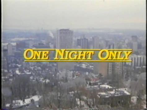 Watch together, even when apart. One Night Only (1986)Kathy Bain, Ken James, Taborah Johnson