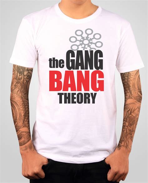 Gnag bang at the construction 7 min. Serialowa koszulka - The Gang Bang Theory ǀ Fajnkoszulka.pl