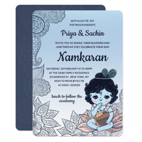 We thank god for everything he has done in our life, beginning from the day we naming ceremony quotes and messages. Hindu Namkaran Baby Naming Ceremony Invitation | Zazzle ...