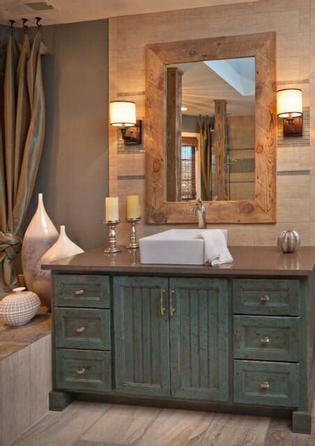 Bathroom space is often limited to a small area. Repurposing Furniture as a Bathroom Sink Vanity - Modernize