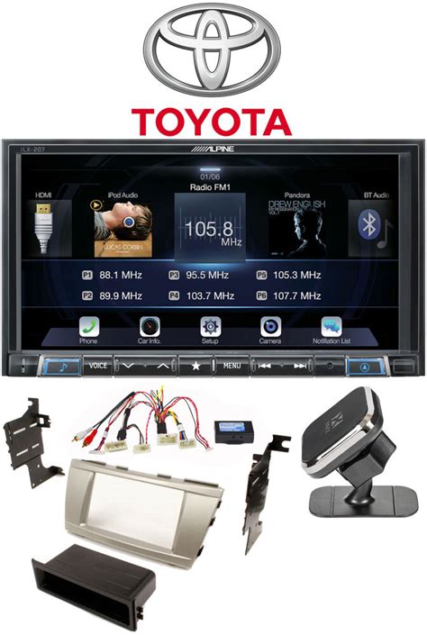 Have the wiring and installation done by experts. Alpine iLX-207 Double DIN Car Stereo for select Toyota Camry vehicles | eBay