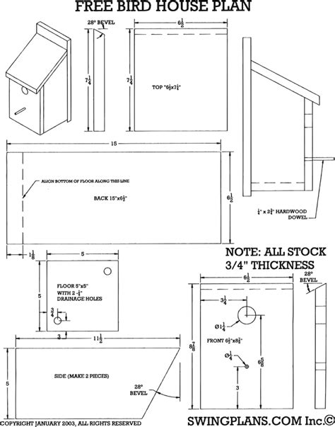 Fasten boxes for wood ducks and hooded mergansers firmly to metal (preferable) or to wood posts. Bird House Plans - How To build DIY Woodworking Blueprints PDF Download. - Wood