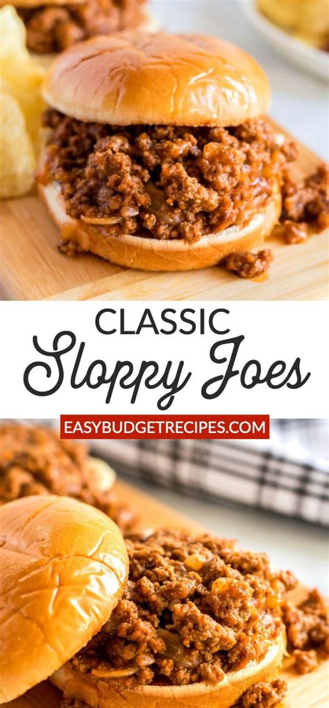 Maybe you would like to learn more about one of these? Best Sloppy Joes | Recipe in 2020 | Homemade sloppy joes ...