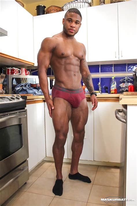 The traps are used to tilt and turn the. Black Bodybuilder Strokes His Big Black Uncut Cock ...