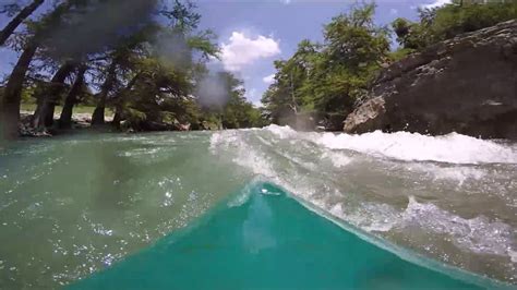 It is not unusual to see livestock watering in the river. Kayaking the Guadalupe River July 2016 - YouTube