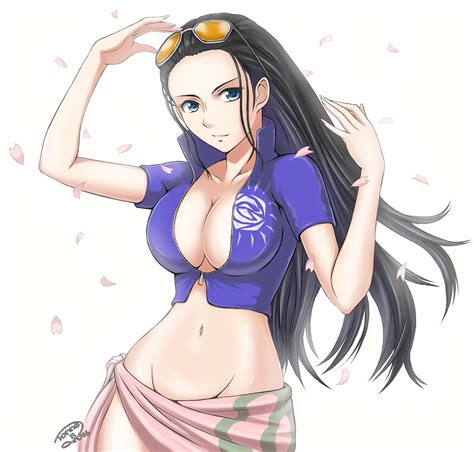 Anime, brook, chopper, franky, jinbei, luffy, monkey, nami. One Piece - Nico Robin by tonnelee on DeviantArt