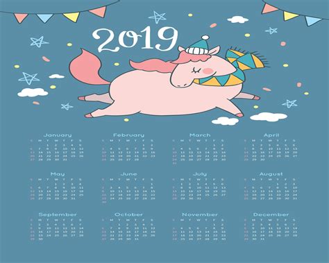 Digital scrapbooking kit scrapsimple calendar templates 8 5. Printable Calendar 2019 | 2019 Desk/Wall Calendar, 8.5x11 ...